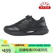 BLACKYAK布來亞克男士夏新款戶外免系帶頭層牦牛皮休閑鞋SNM847 黑色 43 280