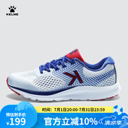 KELME/卡爾美運(yùn)動(dòng)跑鞋男鞋馬拉松跑鞋女夏季訓(xùn)練緩震長(zhǎng)跑健身情侶款YX80215072 白寶藍(lán) 42