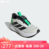 阿迪達(dá)斯童鞋25夏季新款男女小童BOA旋轉(zhuǎn)按鈕跑步運(yùn)動(dòng)鞋JQ6743 白/黑色/亮綠 JQ6743 37 碼 4-（適合腳長(zhǎng)23cm）