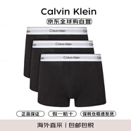 Calvin KleinCK 男士棉質(zhì)平角內(nèi)褲 套裝套盒3條裝 NB3963 UB1黑色 S