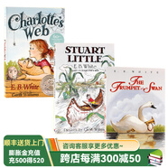 Charlotte's Web夏洛特的網(wǎng) 英文原版小說 精靈鼠小弟 Stuart Little  吹小號(hào)的天鵝  the trumpet swan 紐伯瑞英文兒童文學(xué)小說 E.B.Whi Charlo