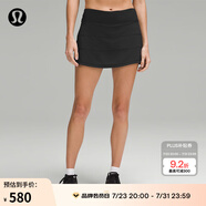 lululemon丨Pace Rival 女士運(yùn)動(dòng)中腰短裙 速干 芯吸 LW8A78R 黑色 XS /4
