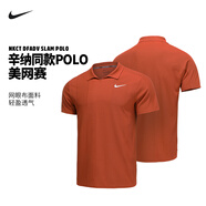 耐克（NIKE）網(wǎng)球服上衣POLO衫男夏季新款運(yùn)動短袖翻領(lǐng)T恤 【25美網(wǎng)款】HM6753-832 XL