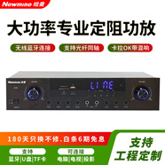 紐曼（Newmine）R-9 家庭影院卡拉OK功率放大器 KTV舞臺會(huì )議室定阻大功率功放機