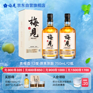  【禮贈佳選套餐】青梅酒 12度 原果原釀 750ml*2瓶 低度微醺果酒