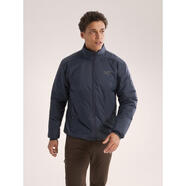 始祖鳥（ARC'TERYX）男士外套保暖夾克Atom SV防水戶外服飾戶外探險(xiǎn)日常穿著 Black Sapphire 均碼 |XS
