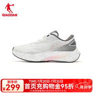 喬丹女跑步鞋飛影4.0女子跑鞋運動鞋輕便軟彈 樺白色/鯊魚灰 35