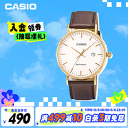 卡西歐（CASIO）手表男學(xué)生休閑簡約考試防震石英表送男友禮物MTH-1060GL-7A