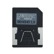 創(chuàng  )見(jiàn)（Transcend）RS MMC卡128M 內存卡諾基亞手機內存卡 工廠(chǎng)卡可轉SD卡QD通用