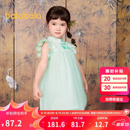 巴拉巴拉童裝女童連衣裙寶寶夏裝兒童裙子網(wǎng)紗國(guó)風(fēng)旗袍裙208224111021