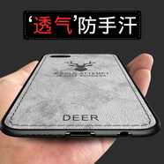 特七 適用oppo a5手機殼R15夢境版布紋k1保護套a7x硅膠oppor15x全包A3個性防摔ins硬殼潮牌防手汗 【OPPO A7x】灰色