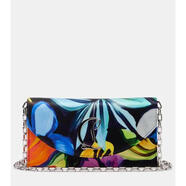 路鉑廷（Christian Louboutin） 奢侈品 女士 LOUBI54 CL 花朵綢緞手包 mulloured 均碼