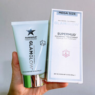 格萊魅（GLAMGLOW）白罐發(fā)光面膜藍(lán)綠紫50100黑頭粉刺收毛孔星空撕拉 白罐面膜100克