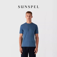 SUNSPEL男士經(jīng)典款Supima棉圓領(lǐng)Riviera T恤 Midweight春夏 中靛藍色 M