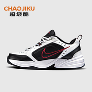 耐克（NIKE）老爹鞋休閑鞋男鞋M2K Tekno減震運動鞋跑步 415445-101黑白紅 40.5