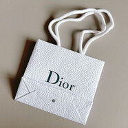 Dior迪奧專柜禮品袋禮盒化妝品專柜袋子 原裝禮袋 購物袋包裝紙袋 小袋 黑標(biāo)14.5*5*13 可裝氣墊口紅