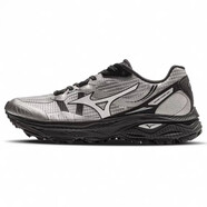 美津濃（MIZUNO）Racer 25春夏輕薄網(wǎng)面透氣戶外越野慢跑鞋 D1GH2412 銀黑色 07 42