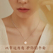 BAX四葉草貝殼項(xiàng)鏈女S925純銀輕奢小眾2025新款高級吊墜紀(jì)念生日高檔 四葉草貝殼項(xiàng)鏈[品牌禮盒] 七夕送老婆女朋友閨蜜情人節(jié)禮物