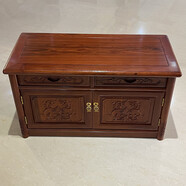 子瑜林鞋柜中式花梨木多層家用實(shí)木雞翅收納換鞋凳鞋架入戶(hù) 長(cháng)80寬36高45帶門(mén)花梨木 整裝