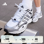 adidas「尋光者」SPIRITAIN 2.0厚底網(wǎng)面老爹鞋阿迪達(dá)斯輕運(yùn)動(dòng)   白色/金屬銀/黑色   41