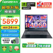 神舟（HASEE）戰(zhàn)神S8/Z8 2025新品 旗艦AIPC酷睿標壓i7/i9H 滿性能4060/5060/4070黑神話悟空電競游戲筆記本電腦 Z8D6SF1 i7/16G/1TB/4060 支持獨