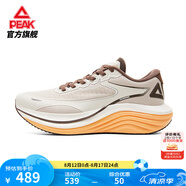 匹克【吳磊同款】態(tài)極舒跑4.0PRO跑鞋秋季新款厚底緩震慢跑透氣運(yùn)動鞋 帆布白色/棕-男款 41