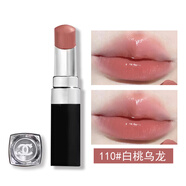 香奈兒（Chanel）可可小姐炫色口紅coco bloom銀黑細(xì)管唇膏七夕情人節(jié)送女朋友禮物 110#白桃烏龍色