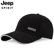 吉普（JEEP）帽子男棒球帽時(shí)尚百搭四季款鴨舌帽男女士休閑運動(dòng)帽子A0138