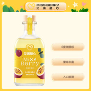 MissBerry貝瑞甜心 果酒 甜酒 低度酒 女生酒 純發(fā)酵 微醺 梅梅百香果300ml