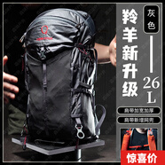STRONG OXYGEN 強(qiáng)氧 羚羊26升 雙肩背包 登山包36 戶外 徒步露營(yíng)旅行通勤郊游 25年升級(jí)款26升灰色 均碼