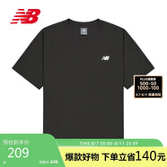 NEW BALANCENB官方25新款男舒適百搭休閑圓領(lǐng)短袖NEF29691 DKG XL