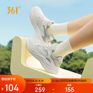 361°運(yùn)動(dòng)鞋子女春夏季網(wǎng)面透氣休閑鞋厚底百搭跑步老爹鞋682516717-1