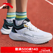 安踏（ANTA）飛揚(yáng)跑鞋男鞋2025夏季中考體測輕便舒適軟底網(wǎng)面透氣運(yùn)動跑步鞋 純凈白/鼠尾草綠-2 【網(wǎng)面透氣】 39 (6.5碼)