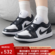 耐克（NIKE）籃球鞋女2025年夏季場(chǎng)上實(shí)戰(zhàn)訓(xùn)練AJ1潮流時(shí)尚輕便舒適運(yùn)動(dòng)鞋 DC0774-101/黑白熊貓/主推款 37.5
