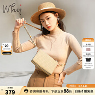 why女包時(shí)尚經(jīng)典小方包優(yōu)雅斜挎手機(jī)包百搭包包女包送媽媽送婆婆禮物 杏色