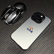 圖吉塔 適用Realme真我Neo7turbo手機殼新款簡(jiǎn)約笑臉圖標全包防摔硬殼保護套磨砂外殼鐳射創(chuàng  )意潮男女 月光黑-柴犬圖標A 真我NEO7TURBO