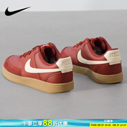 耐克（NIKE）男鞋板鞋 2025新款夏季時(shí)尚運動(dòng)鞋舒適耐磨低幫運動(dòng)休閑鞋滑板鞋 COURT VISION/酒紅 41