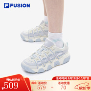 FILA FUSION斐樂(lè )女鞋潮牌文化籃球鞋休閑鞋情侶運動(dòng)鞋斐樂(lè )男女鞋 香草冰/冰灰-VI【女】 36