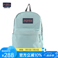 JANSPORT杰斯伯書(shū)包輕便雙肩包男女旅行包簡(jiǎn)約背包電腦包學(xué)生校園 4QUELA8 青云-隔層+側(cè)袋-25年