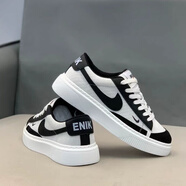 香港專(zhuān)柜代購2025新款夏季男鞋網(wǎng)布面輕便男板鞋休閑鞋低幫小白鞋 單層 黑白 43 皮鞋碼數