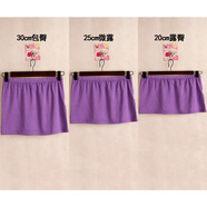 齊小短裙超短一步裙老公透明野外性感包臀超短裙夏迷你性感裙 紫色 20cm適合80-140斤