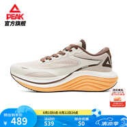 匹克【吳磊同款】態(tài)極舒跑4.0PRO跑鞋夏季新款厚底緩震慢跑透氣運(yùn)動(dòng)鞋 帆布白色/棕-男款 41