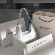 CALVIN KLEIN PERFORMANCE CK女包小ck女神包包女腋窩袋2025新利基背包時尚多功能煉肩斜挎包 金屬銀