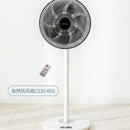 艾美特電風(fēng)扇立式搖頭USB充電寶大風(fēng)直流變頻遙控家用臺式落地扇 CS30-RD2
