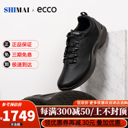 ECCO愛(ài)步男鞋休閑鞋緩震舒適戶(hù)外跑步鞋BIOM健步運動(dòng)鞋837514 黑色 837514-01001 42