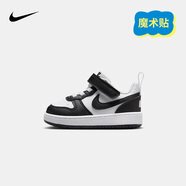 NIKE 耐克童鞋學(xué)步鞋男女童休閑板鞋COURT BOROUGH魔術(shù)貼運動鞋嬰童