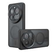 馳浪者適用小米15ultra手機殼15SPro透明磁吸14Ultra保護套14磨砂13鏡頭全包超薄防摔男女高級感軟邊硬殼 【透黑色-磁吸】蜂窩防塵孔丨氣囊保護 小米15