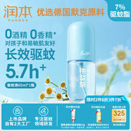 潤本（RUNBEN）驅(qū)蚊液防蚊噴霧65ml戶外驅(qū)蚊水驅(qū)蚊花露水7%驅(qū)蚊酯可帶上飛機高鐵