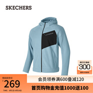 斯凱奇（Skechers）男子舒適保溫柔軟親膚P424M132 霧灰藍(lán)/01N9 S