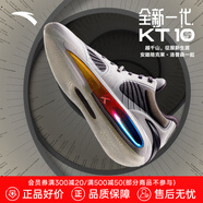 安踏（ANTA）KT10｜籃球鞋男氮科技湯普森實(shí)戰訓練碳板中幫運動(dòng)鞋112441101 穿越時(shí)間/灰-10 39 (245mm)